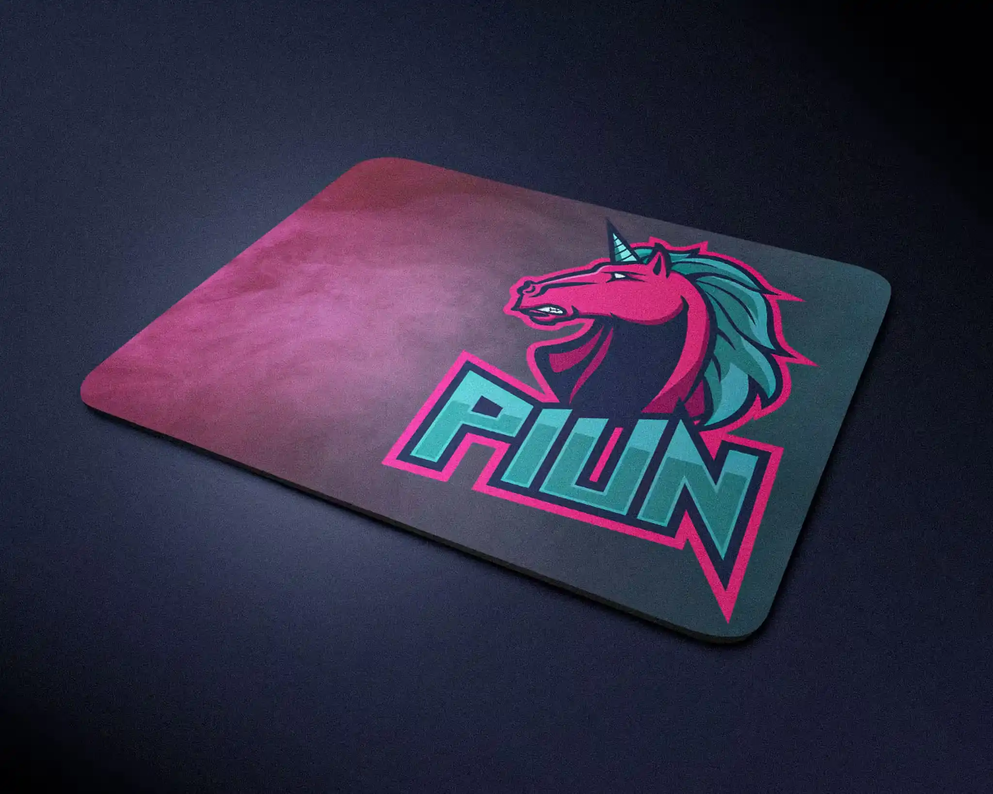 Alfombrilla de ordenador con el diseño de Pink Unicorns