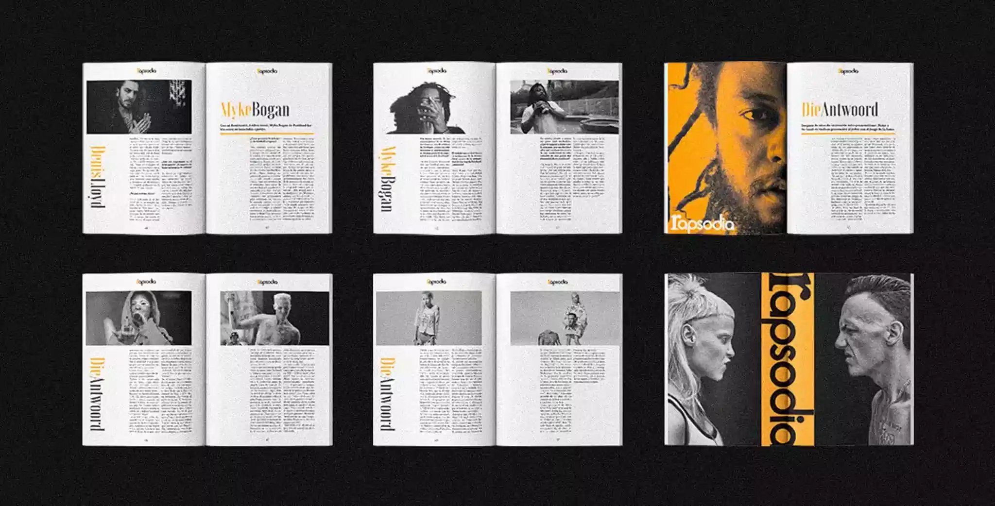 Edición de muestra de la revista Rapsodia parte 4